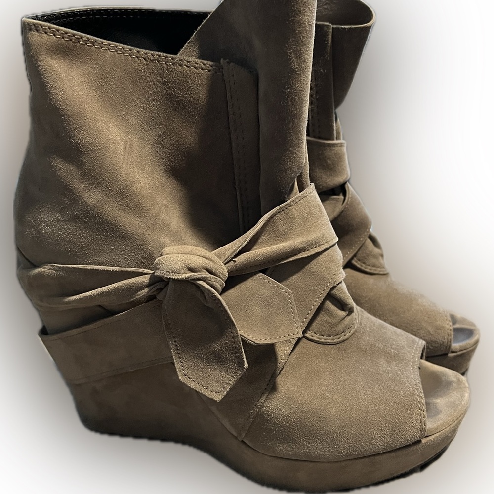 Stuart Weitzman Wedge Booties